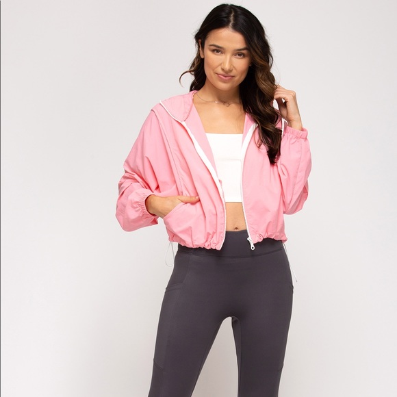 She + Sky Jackets & Blazers - NWT Trendy Bubblegum Jacket